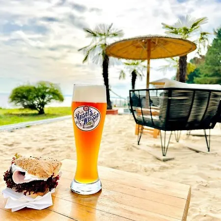 Traumblick - Kuestenklang Erste Reihe Mit Traum Meerblick Aus Dem Bett * 지르크도르프